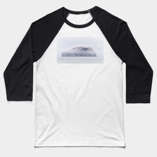 Bass Rock in mist Baseball T-Shirt